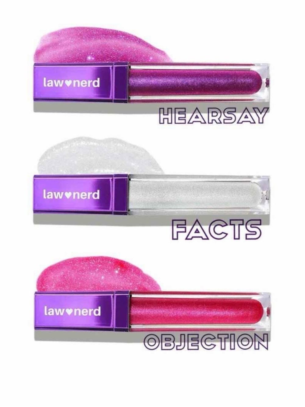 Emily D. Baker X Gerard Cosmetics• 3 Lipgloss Set Allegations & Shade Collection